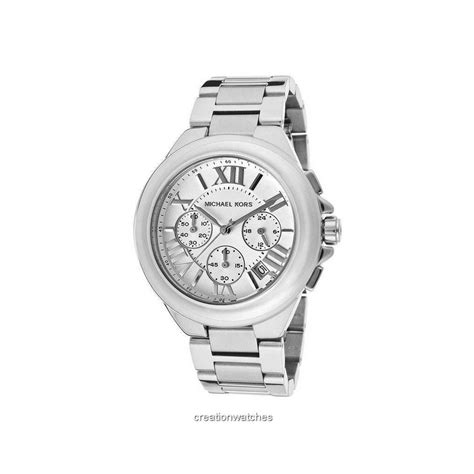 michael kors women watche mk 5719|michael kors mk5719 sport camille chronograph silver .